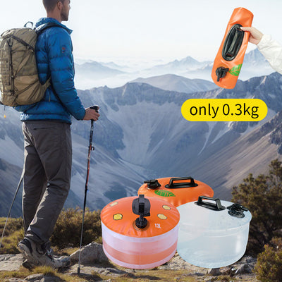 13L Portable Camping Water Bag Outdoor Travel Car Water Storage Equipment Emergency Foldable Water Container Home Living Water Tanks