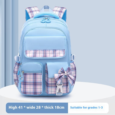 Mochila para niños ligera que protege la columna vertebral y reduce la carga, gran capacidad