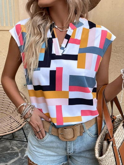 Camisa estampada de moda mujer