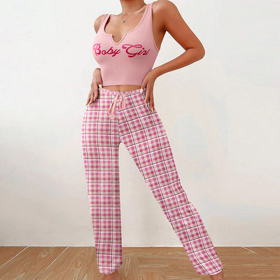 Pijamas Casuales de Primavera y Verano para Mujer