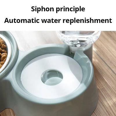 fuente automática para comida y agua