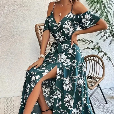 vestidos largos de moda de verano, ropa de playa para mujer