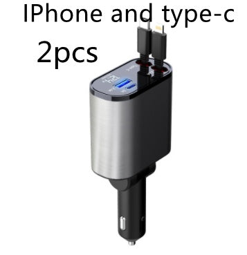 Cargar súper rápido, adaptador USB y tipo C y  IPhone