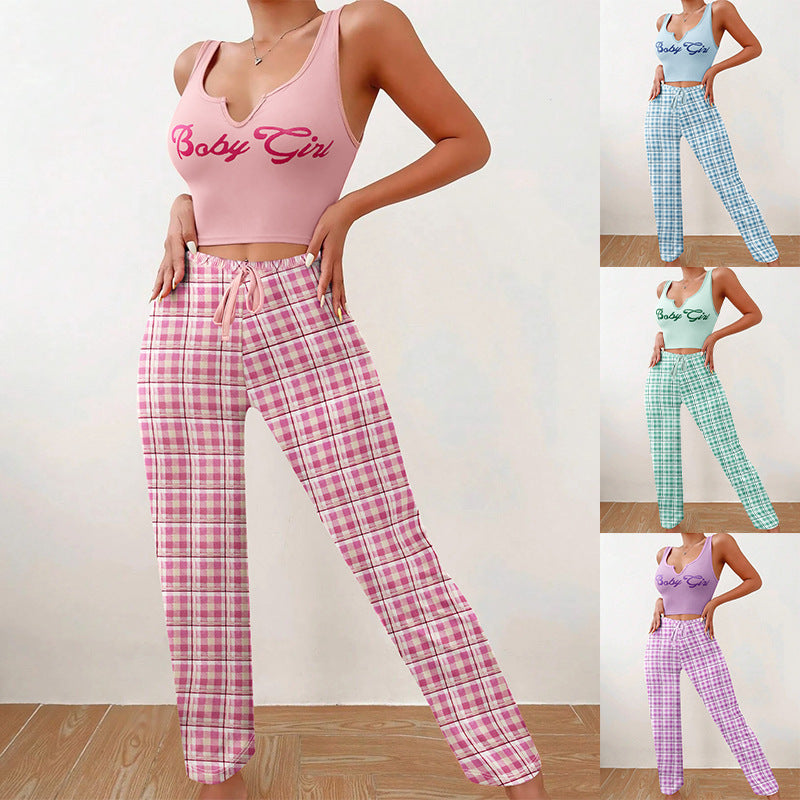 Pijamas Casuales de Primavera y Verano para Mujer