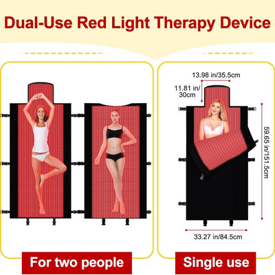 Saco de dormir sencillo para terapia de luz roja de cuerpo completo para uso doméstico