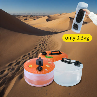 13L Portable Camping Water Bag Outdoor Travel Car Water Storage Equipment Emergency Foldable Water Container Home Living Water Tanks