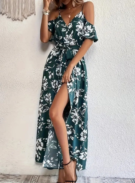 vestidos largos de moda de verano, ropa de playa para mujer