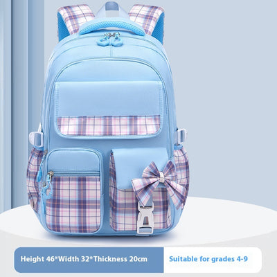 Mochila para niños ligera que protege la columna vertebral y reduce la carga, gran capacidad