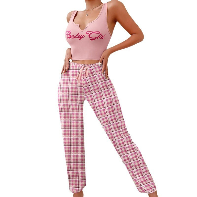 Pijamas Casuales de Primavera y Verano para Mujer