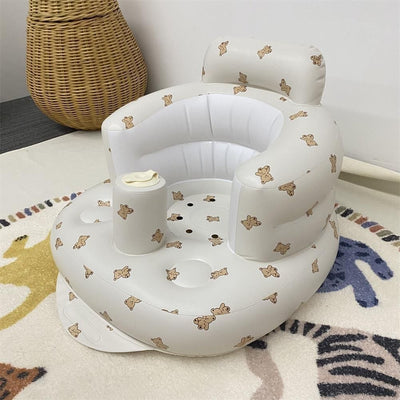 Silla de comedor inflable portátil