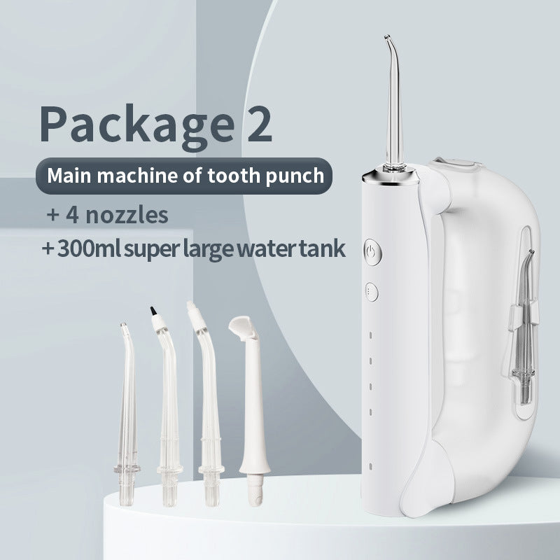 Portable Oral Irrigator 300ml Large Water Electric Irrigador Bucal Water Flosser Tooth Cleaner